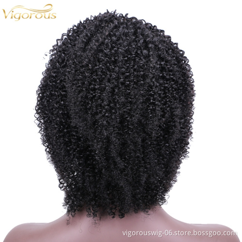 Short bob afro curly wholesale inch pixie cut wave black cheap glueless brazilian real human hair wigs black women